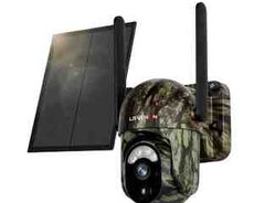 4G Sim kartlı Solar 360 FHD kamera 12MP, 4K+64GB