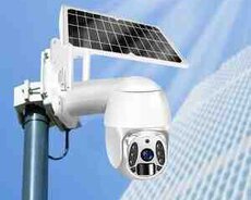 4G Sim kartlı Solar 360 FHD kamera 12MP, 4K+64GB