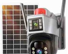 4G Sim kartlı Solar 360 FHD kamera 12MP, 4K+64GB