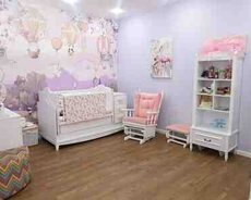 Uşaq yataq otağı mebeli