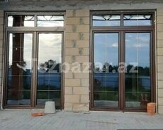 Plastik qapı və pəncərə sifarişi və təmiri