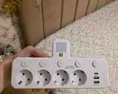 Çoxfunksiyalı divar tipli elektrik bölücü