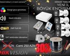 Hikvision kamera dəsti