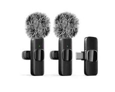 Wireless çüt yaxa mikrofon Typec