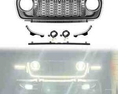 Jeep Wrangler JL işıqlı radiator barmaqlığı