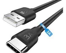 1HORA Cable USB To Type C 3A 1M CAB251 Black
