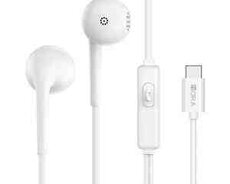 1HORA TypeC 3.5mm Earphones AUT124 White