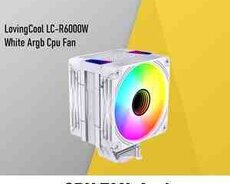 Argb CPU Fan LovingCool LC-R6000W White