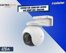Solar təhlükəsizlik kamerası EZVIZ CS-EB8, SP-R100 4G 3MP 2K