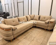 krem mebel küncluk uqlavoy divan