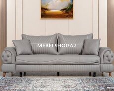 roma divan yenidir bazalı acilan model boz divan