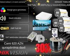 Hikvision kamera dəsti