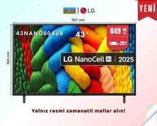 Televizor LG NanoCell AI 43NANO80A6B