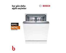 Quraşdırılan qabyuyan maşın Bosch SMV6ECX08E