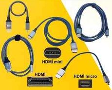 HDMİ Micro, Mini kabellər
