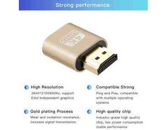 HDMİ Dongle Virtual Display 4K