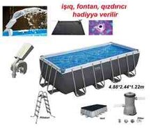 Karkaslı hovuz Bestway 56670 (488x244x122)