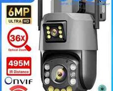Simsiz PTZ360 2 kamera 12MP, 4K+64gb