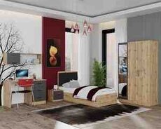 Gənc yataq otağı mebeli