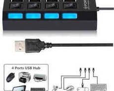 Ultra-Speed Usb3 4 port Switch (with adapter)