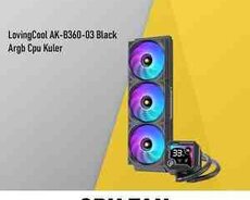 ARGB CPU Fan LovingCool AK-B360-03 Black