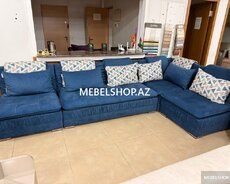 göy künc divan son bir ədəd endirimdə