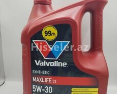 Valvoline 5w30 Maxlife orijinal motor yağı