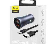 Baseus 40w avtomobil adapteri