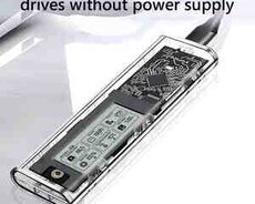 M.2 NVMe, SATA SSD üçün USB keys