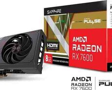 Video kart Sapphire PULSE AMD Radeon RX 7600 8GB