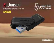Flaş kart Kingston DataTraveler Exodia S DTXS, 64GB