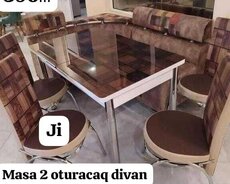 Divan ve masa desti