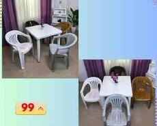 Masa və oturacaqlar