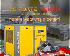 Yüksək verimli vidalı hava kompressorlarının ehtiyat hissələ