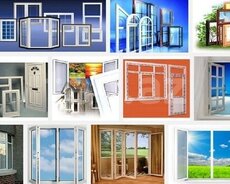 Plastik qapı-pəncərə sistemlərinin yığılmasi