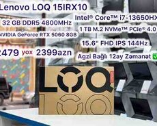 Lenovo LOQ 15IRX10 i7-13650HX | 32GB DDR5 | 1TB