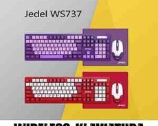 Klaviatura dəsti Jedel WS737 Wireless