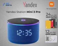 Ağıllı dinamik Yandex Station Mini 3 Pro Blue