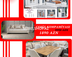 Cehiz dəsti hərşey daxil cehizlik mebel