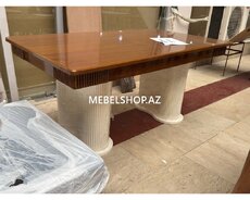 mətbəx masası mdf boyalı yeni mebeller