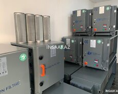 Havalandırma,elektrostatik filter,Karbon filter,Fan