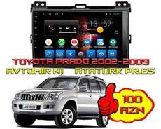 Toyota Prado LC120 2008 android monitoru