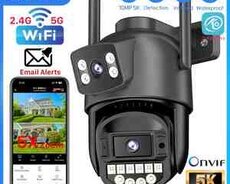 Tam simsiz PTZ 360 2 kamera 12MP, 4K+64GB