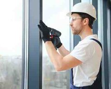 Plastik pəncərə yığılması