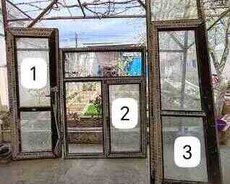 Plastik qapılar və pəncərə