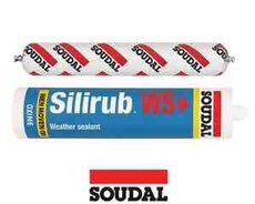 Dərz silikon Soudal WS+ 600ml qara
