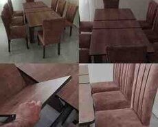 Masa və oturacaqlar