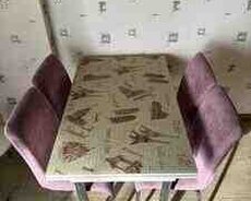 Masa və oturacaqlar