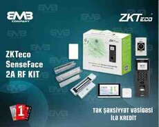 ZKTeco SenseFace 2A RF KIT  Üz Tanıma,Kart və Barmaq İzi ilə Giriş Nəzarət və İşçi Davamiyyət
