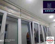 Plastik qapı və pəncərə